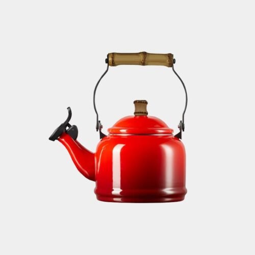chaLEIRA DEMI LE CREUSET com alça de bambu natural