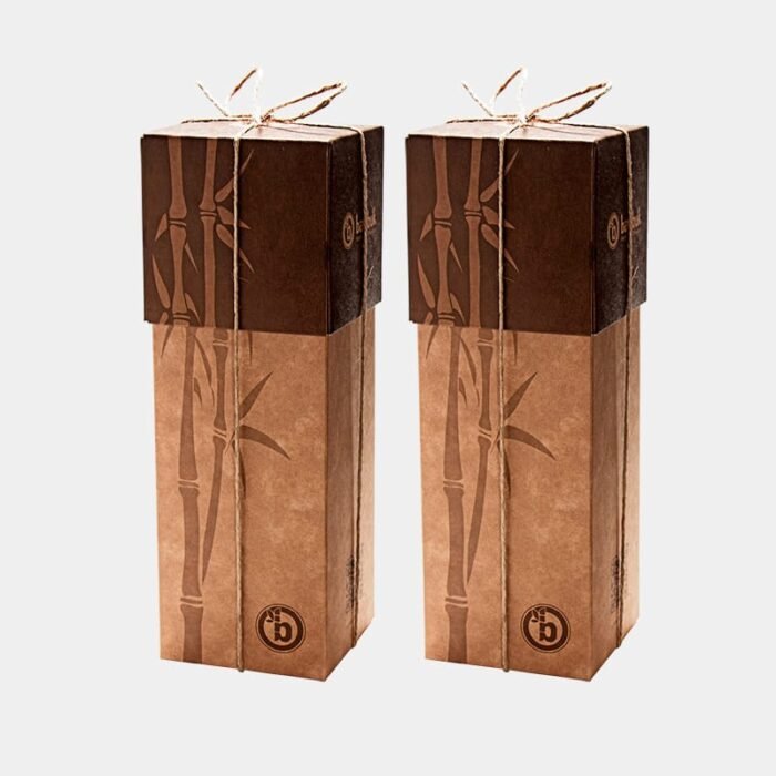 Conjunto sobremesa de bambu com 24 peças|faqueiro de bambu|faqueiro de bambu de sobremesa|faqueiro de bambu|faqueiro de bambu