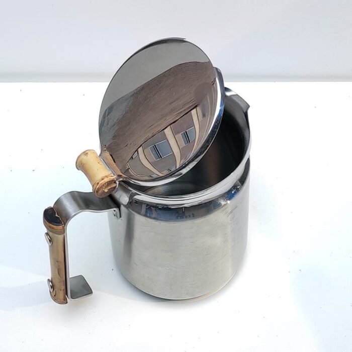 Jarra de suco inox com bambu natural|Jarra de suco inox com bambu natural|Jarras inox com bambu Natural