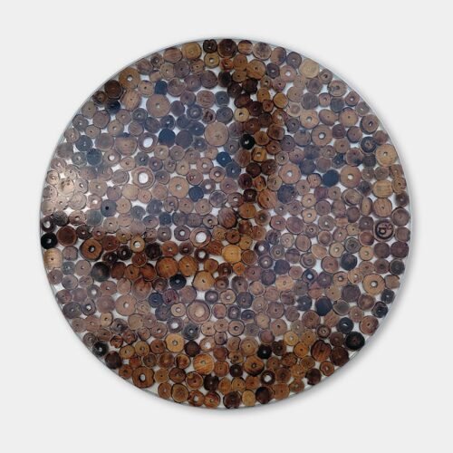 Suporte redondo de resina com bambu para pizza|Conjunto pizza retalho bambu|Conjunto pizza retalho bambu|Descanso para pizza